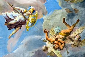 Paul Troger, “War in Heaven,” 1739