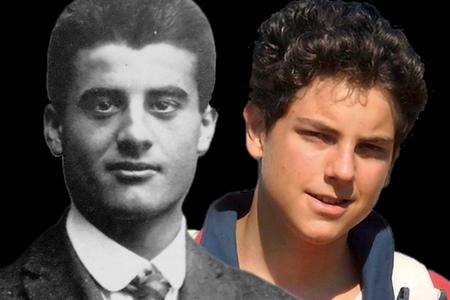 Pier Giorgio Frassati (l) and Carlo Acutis