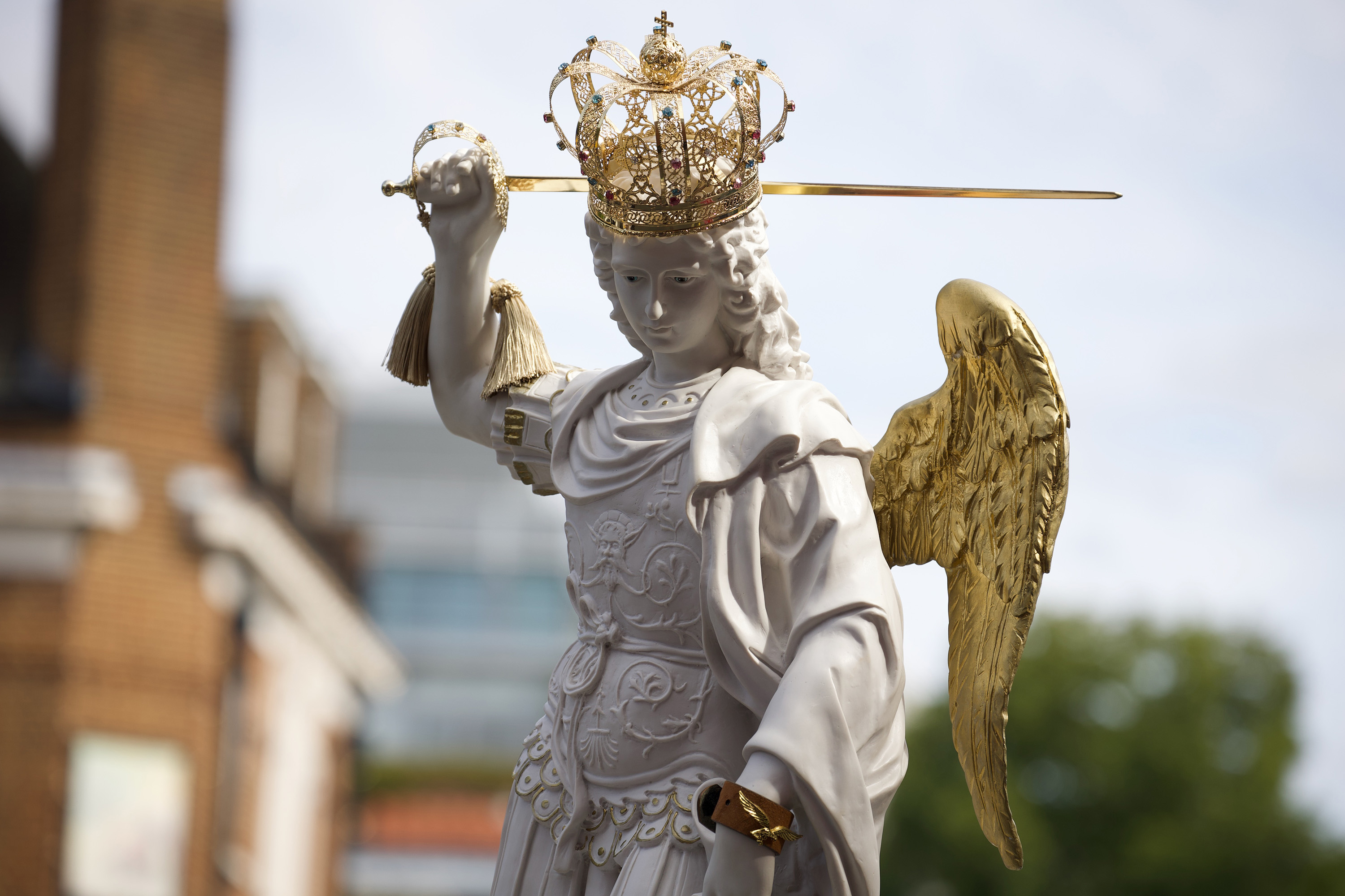 H-007A5291.jpeg - St. Michael the Archangel statue