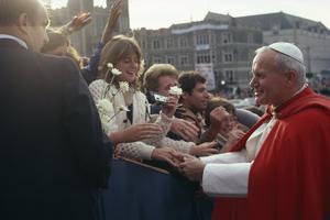St. John Paul II visits The Catholic University of America in 1979. 