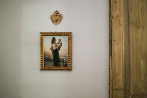 ‘Madonna and Child,’ by Adolphe Jourdan (1825-1889), adorns the Malloy home.