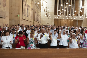 A Mass in recognition of all immigrants is celebrated at Cathedral of Our Lady of the Angels in Los Angeles.