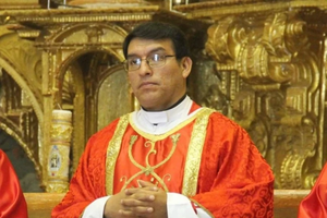 Bishop Ciro Quispe López, bishop emeritus of Juli, Peru.