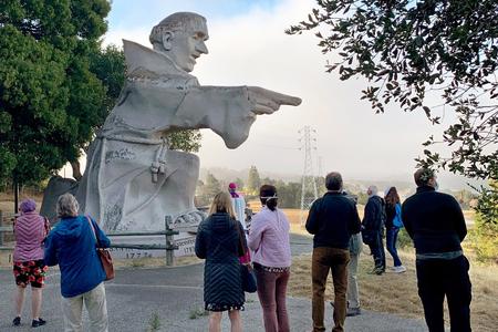 Where Is St. Junípero Serra? Mystery Over Missing Freeway Landmark