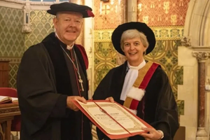 St. Patrick’s Pontifical University confers a theology doctorate on Sister Orla Treacy.