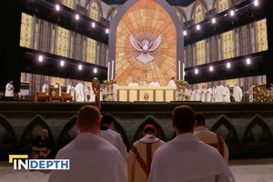 Scene from the 2024 National Eucharistic Congress in Indianapolis
