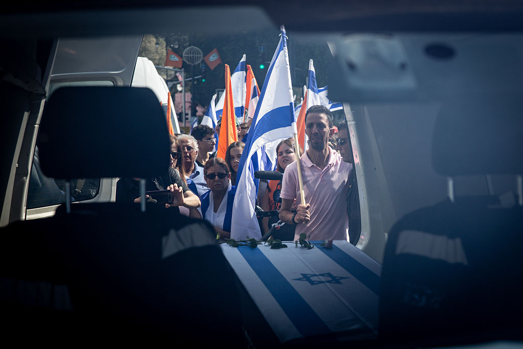 Funeral Procession For Inbar Hayman, Last Female Hostages Whose Remains Were Returned From Gaza getty 