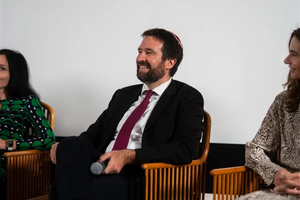 Rabbi Joshua Stanton attends “Called to Friendship: Nostra Aetate at 60,” an event organized by the Philos Project and the National Shrine of Pope John Paul II on Oct. 28, 2025.