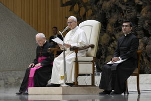 “Use technology wisely, but don’t let technology use you,” Pope Leo XIV said during his address to hundreds of university students gathered in the Vatican’s Paul VI Hall on Oct. 30, 2025.