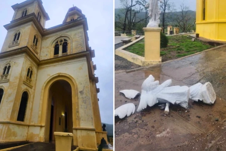 Hurricane Melissa severely damaged the Cuban shrine to Our Lady of Charity of El Cobre.