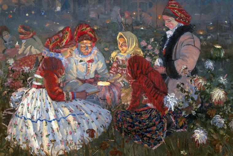 Joža Uprka, “All Souls Day,” 1897