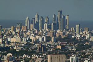 Skyline view of Buenos Aires, Argentina.