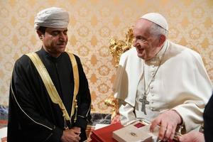 Mahmoud bin Hamad bin Nasser Alhasani, Oman’s ambassador to the Holy See and Pope Francis. 