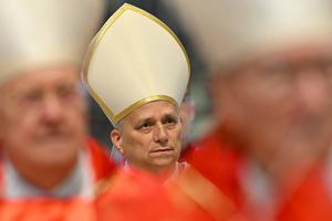 Pope Leo XIV presides over a Mass in suffrage for the late Pope Francis and for the deceased cardinals and bishops in St Peter's basilica on Nov. 3.     