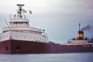 The SS Edmund Fitzgerald is seen in 1971.