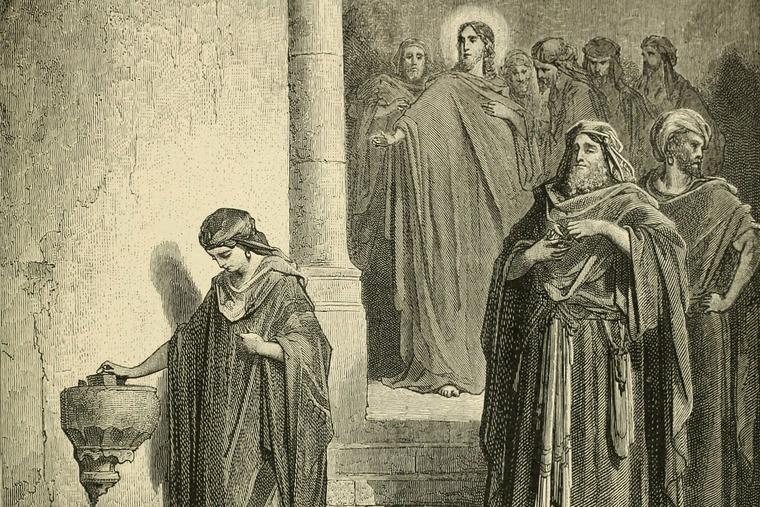 Gustave Doré (1832-1883), “The Widow’s Mite”