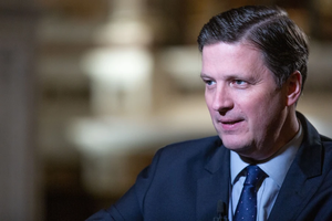Hungary’s ambassador to the Holy See Eduard Habsburg speaks to EWTN News in 2023.