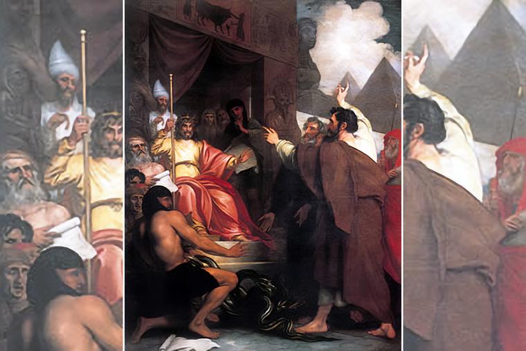 Benjamin West (1738-1820), “Moses and Aaron Before Pharaoh,” BJU Museum and Gallery, Greenville, South Carolina