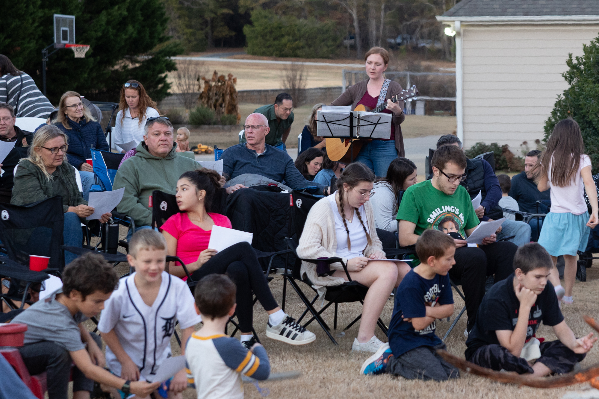Catholics come monthly for the Rosary gatherings at Kathleen Billings' house and farm. 