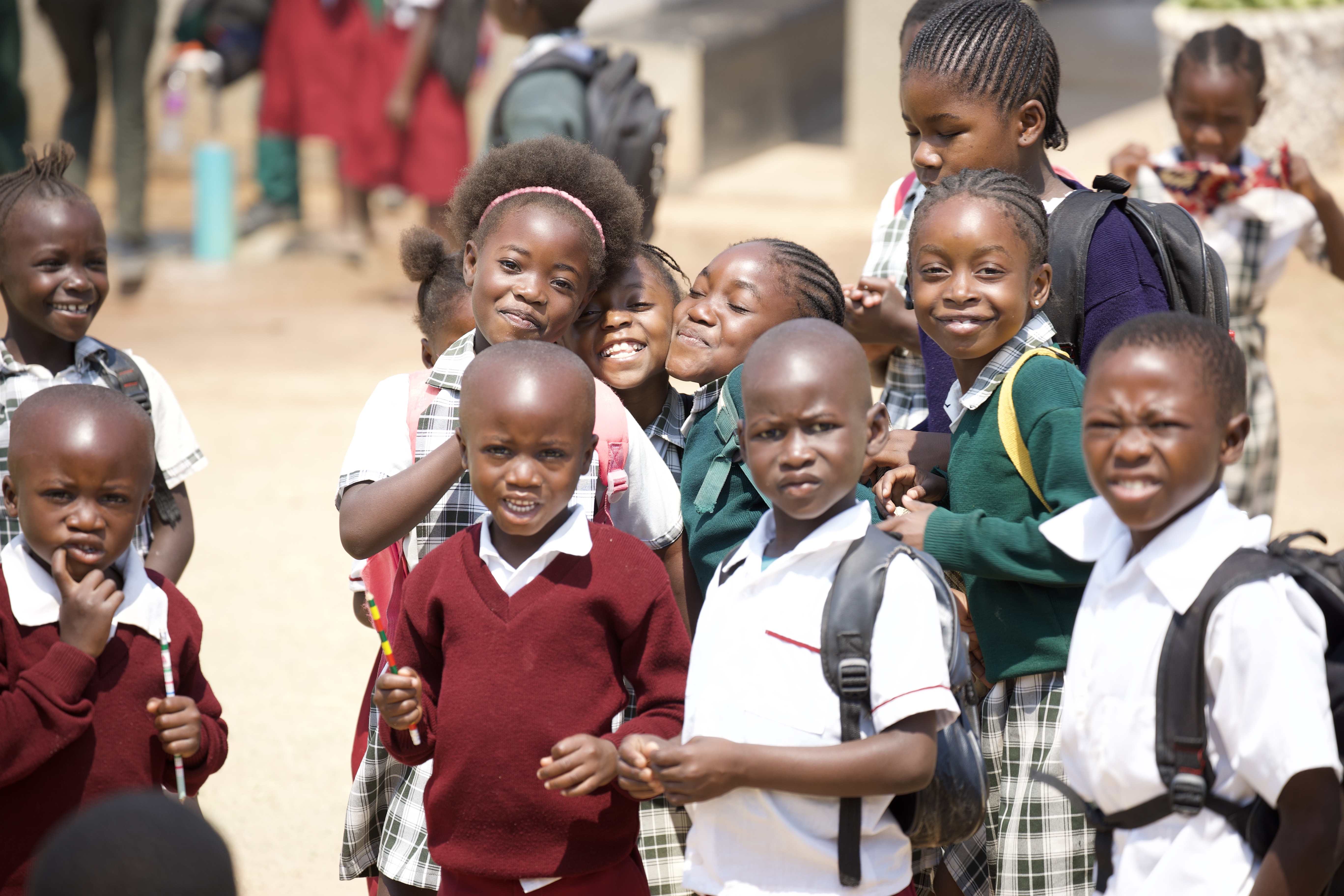 Young learners in Zambia