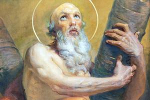 Cleto Luzzi, “St. Andrew,” 1939, Chiesa dei Santi Claudio e Andrea dei Borgognoni, Rome
