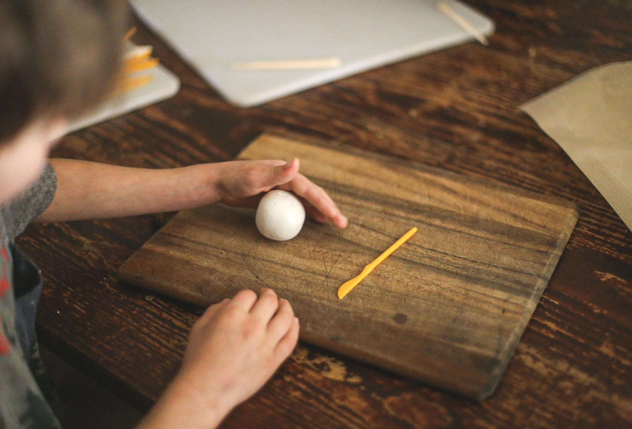 It all begins with shaping the clay. 