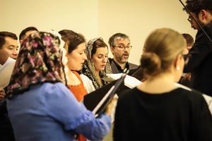 The series commemorates the 500th anniversary of the birth of Palestrina with sacred song. Above, a choir performs in December 2024.
