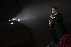 Michael Bublé sings at the Dec. 6 event at the Vatican.
