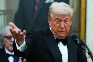 U.S. President Donald Trump delivers remarks on Dec. 6, 2025, in Washington.