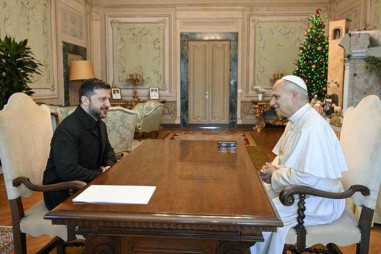 The Pope Urges ‘Continued Dialogue’ After Receiving Zelenskyy in Castel Gandolfo