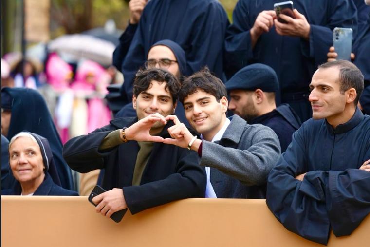 Lebanese Twins Capture Historic Papal Visit for Popular Instagram Account