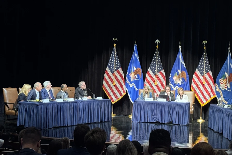 The Trump administration's Religious Liberty Commission meets in Washington, D.C., on Monday, June 16, 2025.