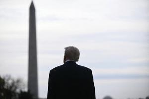 President Donald Trump stands on the South Lawn of the White House in Washington, DC, on Nov. 18.       