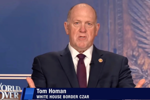 Trump administration border czar Tom Homan speaks in an interview on ‘The World Over with Raymond Arroyo’ on Dec. 11, 2025.