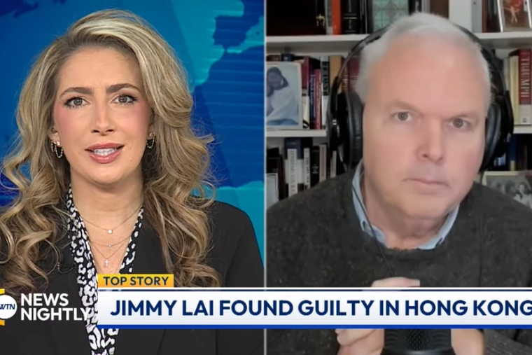 Bill McGurn, Wall Street Journal columnist and godfather of Jimmy Lai, speaks with “EWTN News Nightly” anchor Veronica Dudo on Dec. 15, 2025.