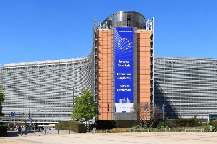 The Berlaymont building in Brussels, seat of the European Commission.