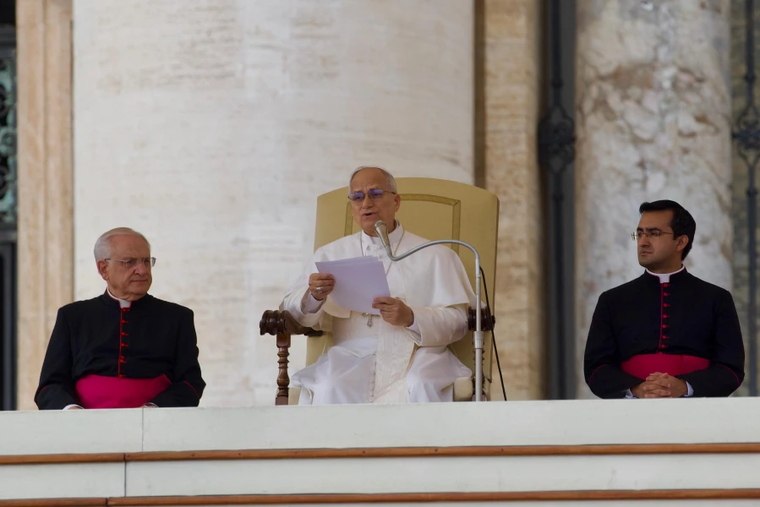 Pope Leo XIV spoke about the solution for restless hearts in his catechesis at the general audience in St. Peter’s Square on Dec. 17. 2025.