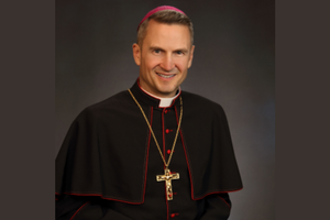 Official portrait of Bishop Ronald Hicks of the Diocese of Joliet, Illinois.