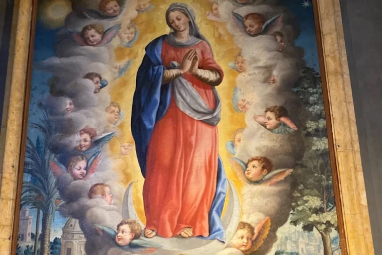 First Painting in Rome of Our Lady of Guadalupe Is Preserved in Fourth-Century Church