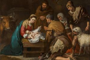 Adoration of the Shepherds by Bartolomé Esteban Murillo, c. 1657.