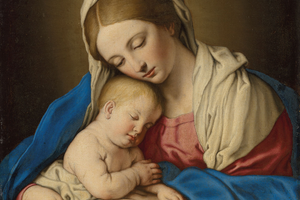 ‘Madonna and Child’ by Giovanni Battista Salvi da Sassoferrato is often used as cover art for ‘The Reed of God’ by Caryll Houselander.