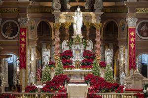 Our Lady of Victory National Shrine & Basilica honors Mother Mary.