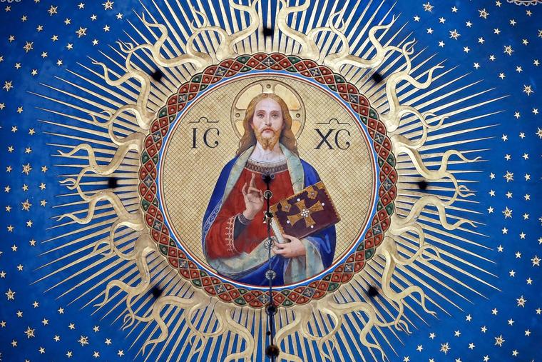 “Christ Pantocrator,” St. Spyridon Orthodox Church, Trieste, Italy.