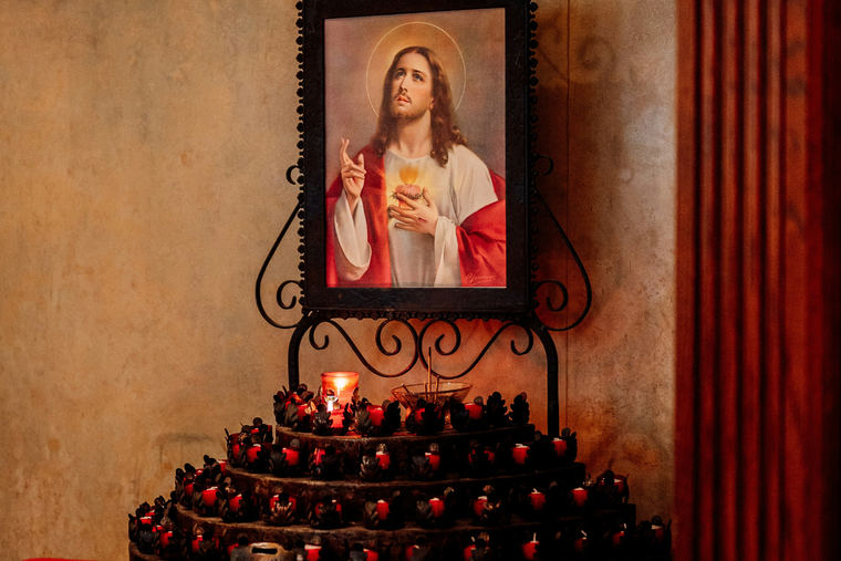 Sacred Heart of Jesus, I place all my trust in you.