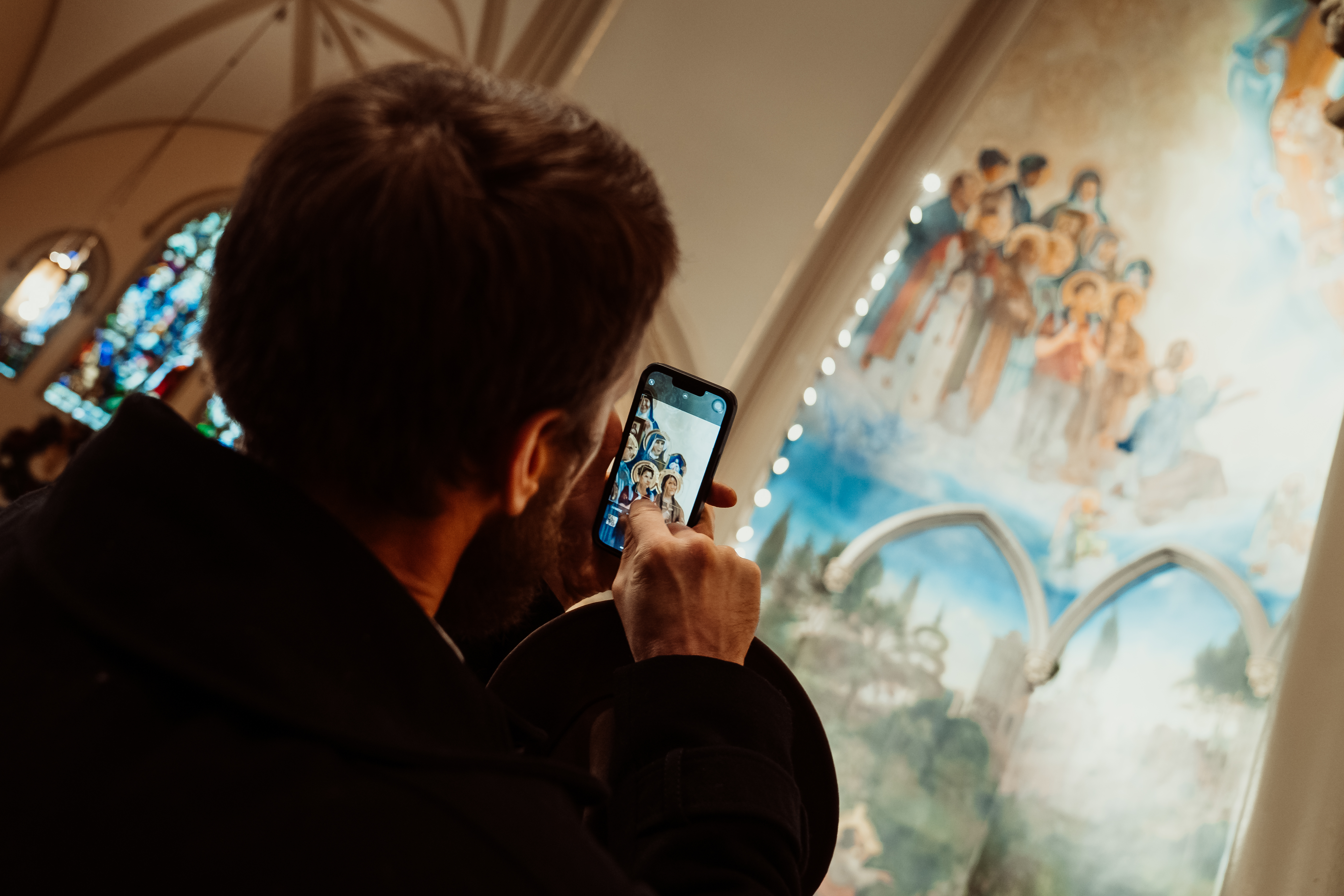mural at St. John the Evangelist Church