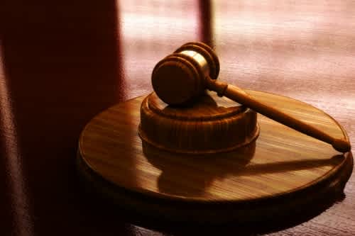 Gavel. 