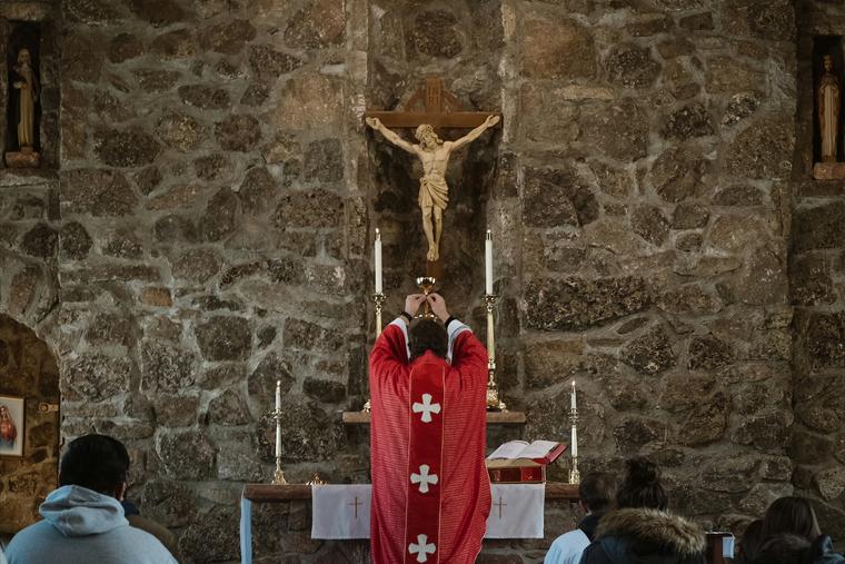 The celebration of the Mass to the east
