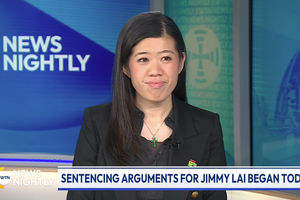 Jimmy Lai's daughter Claire Lai joins 'EWTN News Nightly' on Jan. 12, 2025.