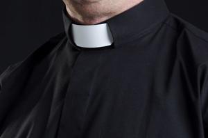 Priestly collar. 