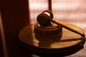 Gavel. 